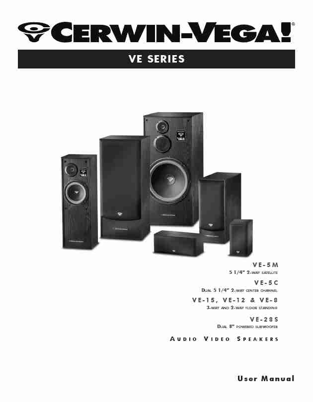 Cerwin-Vega Speaker VE-12-page_pdf